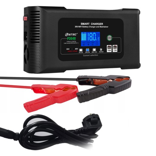 ВЫПРЯМИТЕЛЬ АККУМУЛЯТОРА АВТОМАТИЧЕСКОЕ УМНОЕ ЗАРЯДНОЕ УСТРОЙСТВО 36В/18А 48В/13А