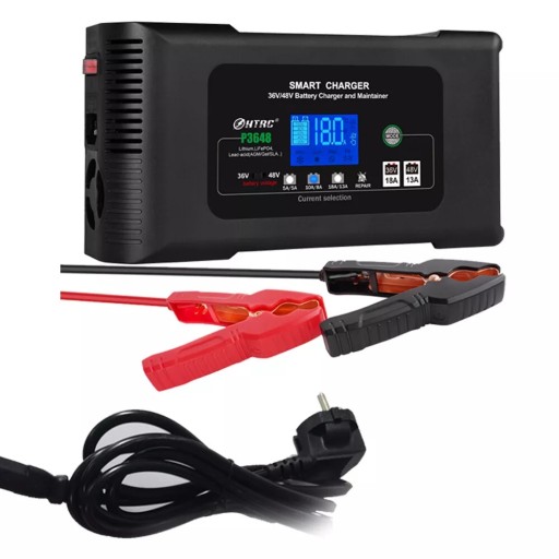 ЗАРЯДНИЙ ПРИСТРІЙ АВТОМАТИЧНИЙ SMART CHARGER 36V 18A, 48V 13A