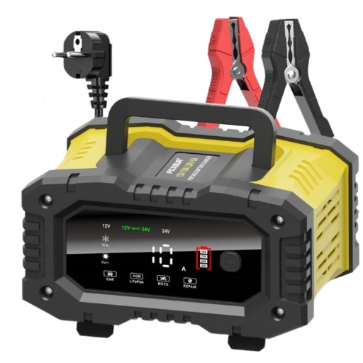 ВЫПРЯМИТЕЛЬ ДЛЯ АККУМУЛЯТОРОВ LiFePO4 12 24 В МИКРОПРОЦЕССОРНОЕ ЗАРЯДНОЕ УСТРОЙСТВО FOXSUR