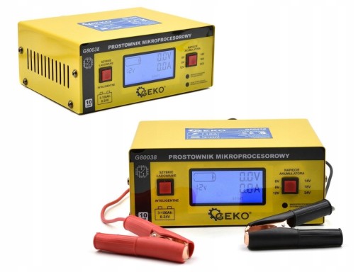Мікропроцесорний випрямляч для акумуляторів GEKO 6/12/24V 3-150Ah Automatic
