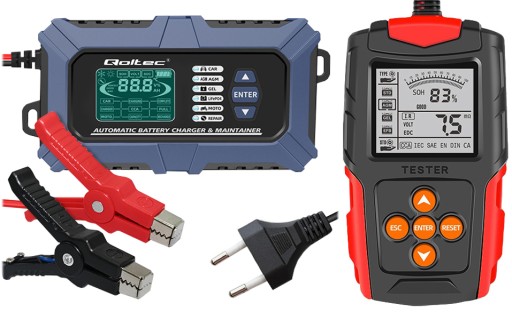 УМНЫЙ ВЫПРЯМИТЕЛЬ QOLTEC ДЛЯ LIFEPO4 AGM GEL 12V 6A РЕГЕНЕРАЦИЯ ЖКД + ТЕСТЕР