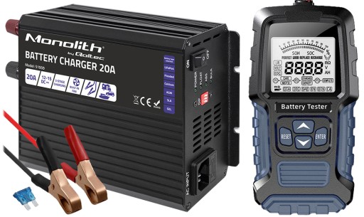 РЕГУЛЬОВАНЕ НАВАНТАЖЕННЯ ВИПРЯМЛЯЧА QOLTEC. ТЕСТЕР ПРОДУКТИВНОСТІ LIFEPO4 AGM GEL 12V 20A