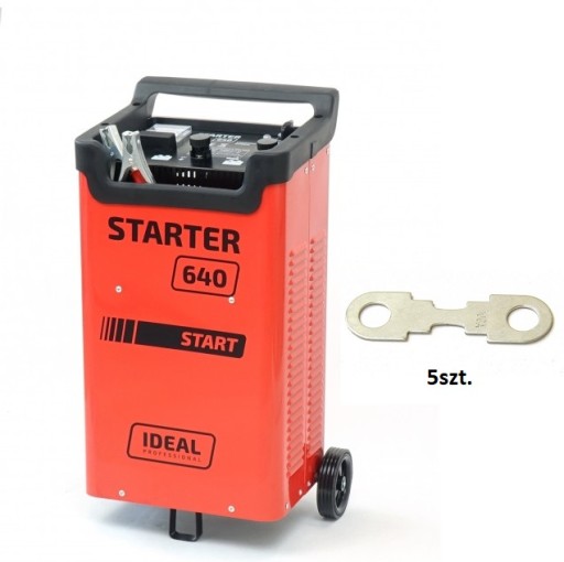 ВИПРЯМНЮВАЧ 230В Пуск для 12В 24В Батареї IDEAL STARTER 640 БЕЗКОШТОВНО