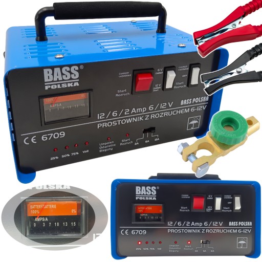 АВТОМОБИЛЬНЫЙ ВЫПРЯМИТЕЛЬ 6В 12В 12А С УСИЛИТЕЛЕМ ПУСКОВОГО ПУСКОВОГО 75А