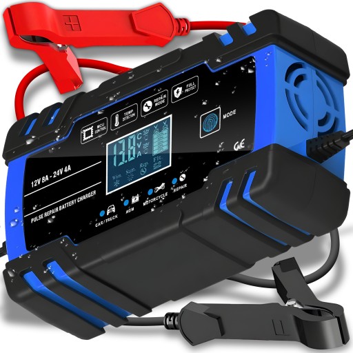 АВТОМАТИЧЕСКИЙ ВЫПРЯМИТЕЛЬ С ФУНКЦИЕЙ РЕМОНТА 12В 24В INTMIX LCD