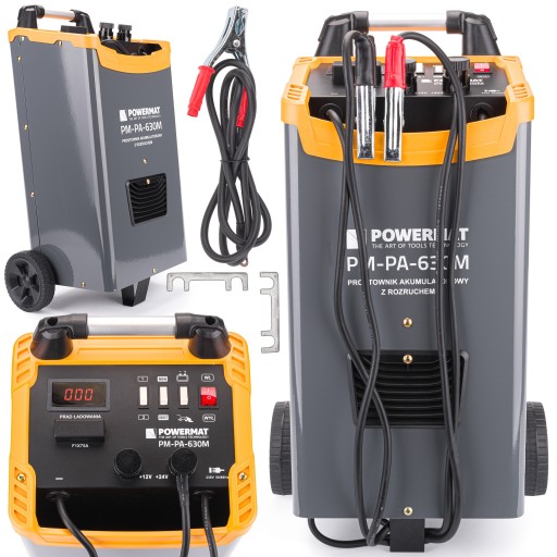 АВТОМОБІЛЬНИЙ ВИПРАВЛЯЧ З АКУМУЛЯТОРОМ ЗАПУСК 600A 12/24V ПОТУЖНИЙ ЗАПУСК