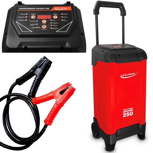 АВТОМОБІЛЬНИЙ ВИПРАВЛЯЧ З ЗАПУСКОМ WELDMAN GRAND 250 АКБ 12V 24V