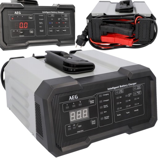 ВИПРЯМЛЮВАЧ З ПУСКОМ 10A 75A 6V 12V AEG АВТОЗАПУСК AGM EFB GEL