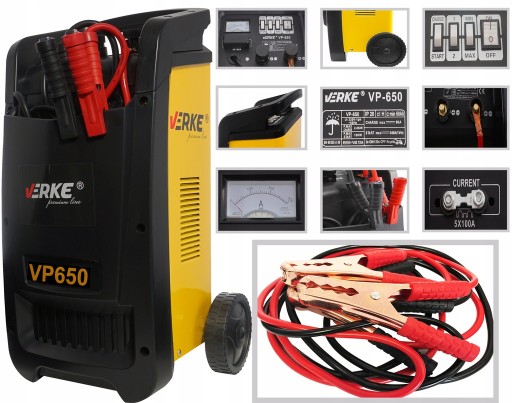 ВИПРЯМЛЯЧ З ПУСКОВИМ ПУСКОМ 12/24В VP-650 VERKE