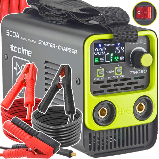 ВИПРЯМНЮВАЧ з ІНВЕРТОРНИМ ЗАПУСКОМ 12/24V 500A 50-500Ah Automatic toolme