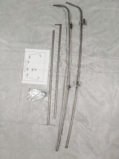 НАПРЯМНІ / РЕЙКИ ДЛЯ ШТОР ШИНИ МЕТАЛЕВІ + ЗАТИСКАЧІ