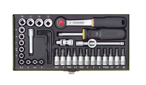 КОМПЛЕКТ ТОЧНОЙ МЕХАНИКИ PROXXON PR23080 1/4