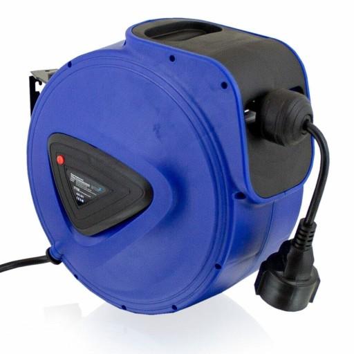КАБЕЛЬ-ПОДОВЖНЮВАЧ БАРАБАН З АВТОМАТИЧНИМ РАЙПЛЕРОМ 20M 230V