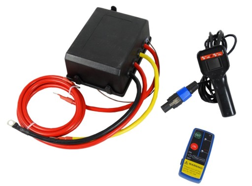 РЕЛЕ КОНТРОЛЛЕР УПРАВЛЕНИЯ ЛЕБЕДКОЙ 12В 450А С ПУЛЬТОМ