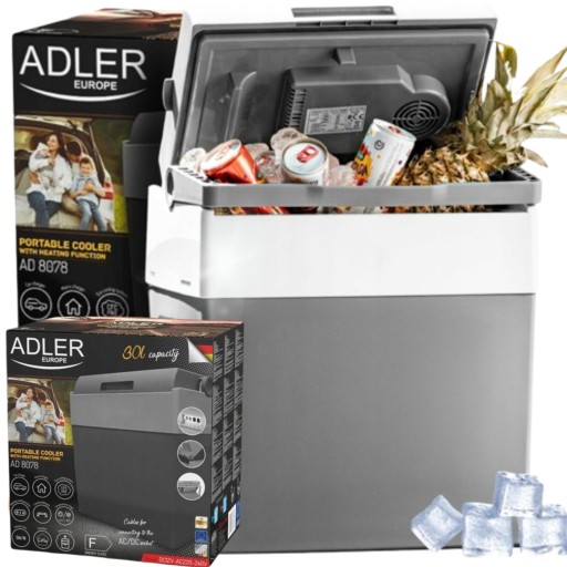 ПОРТАТИВНЫЙ ТУРИСТИЧЕСКИЙ ХОЛОДИЛЬНИК 28Л ЭЛЕКТРИЧЕСКИЙ ДЛЯ АВТОМОБИЛЯ 12В 230В БОЛЬШОЙ