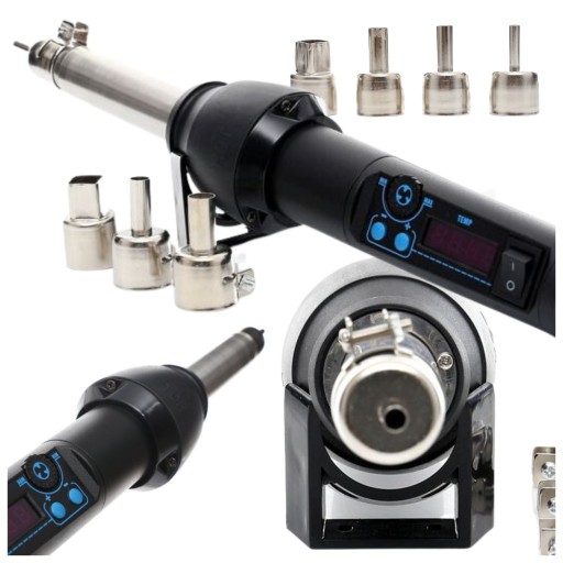 ПОРТАТИВНИЙ АПАРАТ ДЛЯ ЗВАРЮВАННЯ ПЛАСТИКУ 650W LED 230V