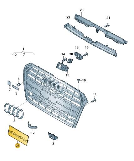 PK276 - MONROE КРЫШКА АМОРТИЗАТОРА В СБОРЕ AUDI Q7 10-