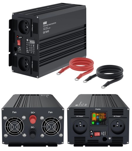 ВАНТАЖНИЙ КОНВЕРТЕР FULL SINUS NEWELL 24V 1000W 2000W ФОТОЕЛЕКТРИКА