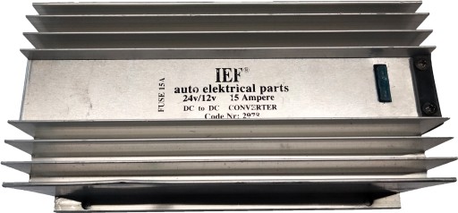ЭЛЕКТРИЧЕСКИЙ ИНВЕРТОР НАПРЯЖЕНИЯ IEF 2978 24V / 12V 15A ЛОДКА