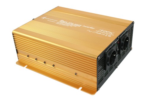 ПЕРЕТВОРЮВАЧ НАПРУГИ PURE SINUS 1500 ВАТ SOLARTRONICS 12V/230V USB GOLD