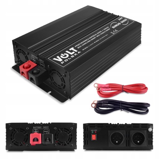 ПЕРЕТВОРЮВАЧ НАПРУГИ PURE SINUS 24V 230V 5000W