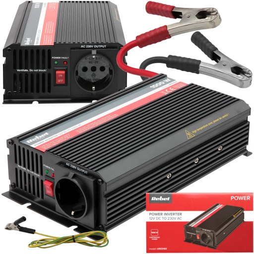 ПЕРЕТВОРЮВАЧ НАПРУГИ ДЛЯ АВТО 12В 230В 2000Вт