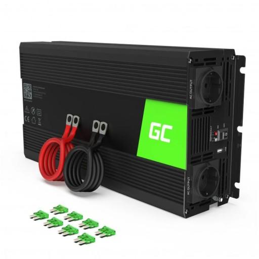 ПЕРЕТВОРЮВАЧ НАПРУГИ INVERTER Green Cell 24V -> 230V 3000W/6000W