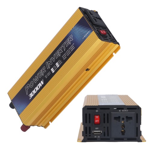 АВТОМОБІЛЬНИЙ ПЕРЕТВОРЮВАЧ НАПРУГИ 12В 110В 3000Вт