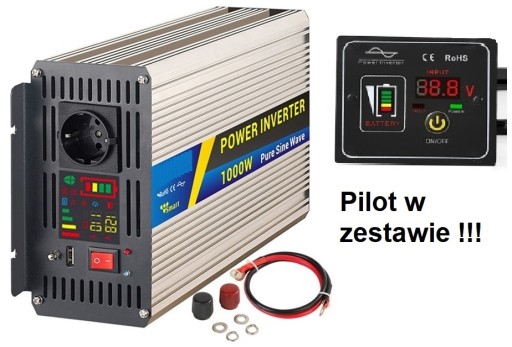 ПЕРЕТВОРЮВАЧ НАПРУГИ СТРУМУ 24V 230V 8000W SINUS