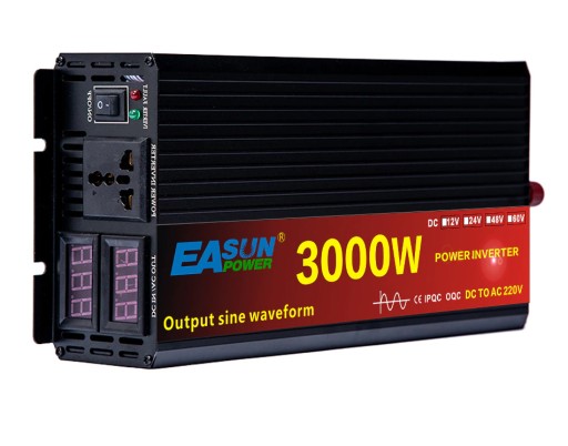 ПРЕОБРАЗОВАТЕЛЬ СИНУСНОГО НАПРЯЖЕНИЯ ТОКА!! 12В 230В 3000Вт ДОСТАВКА ИЗ ПОЛЬШИ