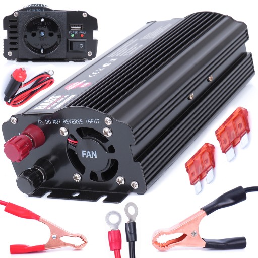 АВТОМОБИЛЬНЫЙ ИНВЕРТОР 12 В 230 В 600 Вт ПОЛНЫЙ СИНУС