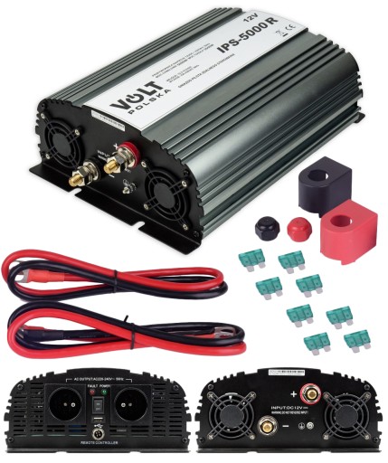 АВТОМОБІЛЬНИЙ КОНВЕРТЕР АКУМУЛЯТОРА 12V 230V 2500W 5000W VOLT POLSKA + USB