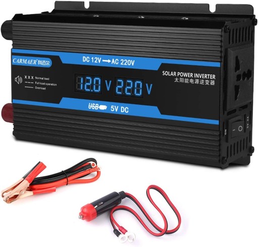 АВТОМОБІЛЬНИЙ ІНВЕРТОР MINERLELE 500W 12V LCD ЕФЕКТИВНИЙ