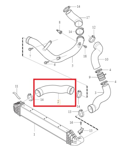 31370488 - ВОЗДУШНЫЙ ШЛАНГ VOLVO S60 II 11-18 S80 II 07-15