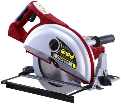 ЦИРКУЛЯРНА ПИЛА ПРОВОДОВА ПО ДЕРЕВУ, ГІПСУ, НА ТРОСІ 235ММ, МІЦНА