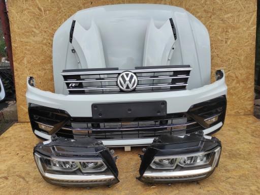 ПЕРЕДНИЙ КАПОТ БАМПЕР ЛАМПИ ПЕРЕДНИЙ РЕМЕНЬ РАДІАТОРИ VW TIGUAN II 5NA R-LINE