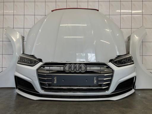 AUDI A5 8W ZDERZAK PRZÓD 4xPDC S-LINE LS9R - ПЕРЕДНИЙ БАМПЕР КАПОТ ЛАМПИ РЕМЕНЬ РАДІАТОРИ КРИЛО AUDI A5 8W 4xPDC S-LINE