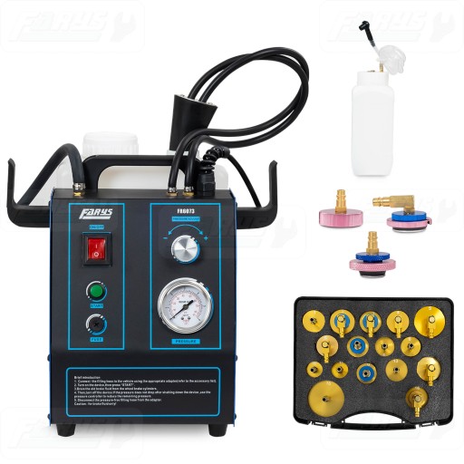 ІНСТРУМЕНТ ДЛЯ ЗАМІНИ ГАЛЬМІВНОЇ РІДИНИ, ПРОКАЧУВАННЯ ГАЛЬМ + 16X ПЕРЕХОДНИК