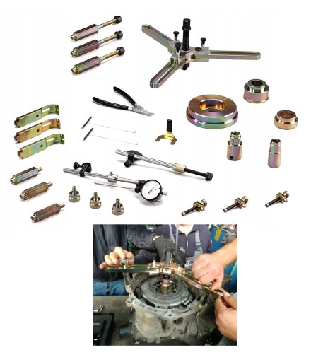 ІНСТРУМЕНТ ДЛЯ ЗАМІНИ СУХОГО ЗЧЕПЛЕННЯ DSG НАЛАШТУВАННЯ ЦЕНТРУВАННЯ VAG