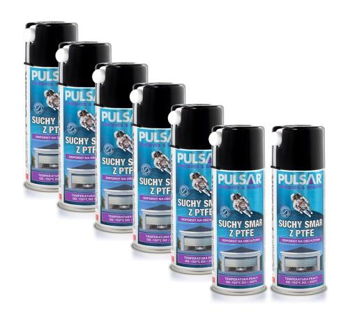 PULSAR СУХЕ ТЕФЛОНОВЕ МАСТИЛО ДЛЯ ВОРОТ PTFE 400 мл x7