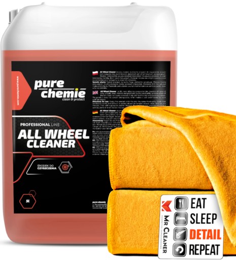 PURE CHEMIE ALL WHEEL CLEANER КИСЛОТНАЯ ЖИДКОСТЬ ДЛЯ ОЧИСТКИ ОБОДА 5L