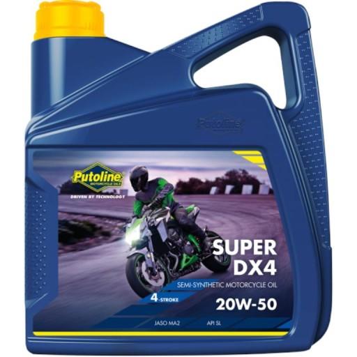 МОТОРНОЕ МАСЛО PUTOLINE 4T SUPER DX4 20W50 4л (АКС) ()