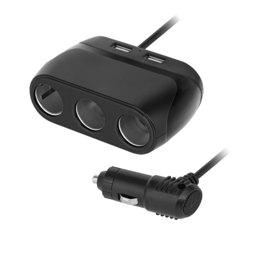 PY-CHR0012 Розгалужувач гнізда прикурювача x3 з основним роз'ємом і USB 3100