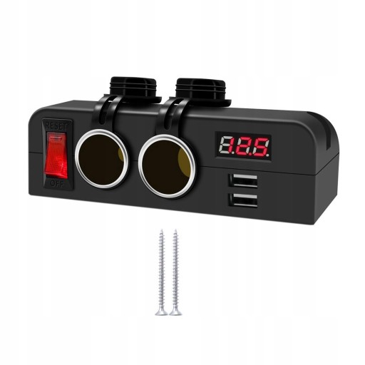 Панель автомобільного зарядного пристрою 12 В / 24 в