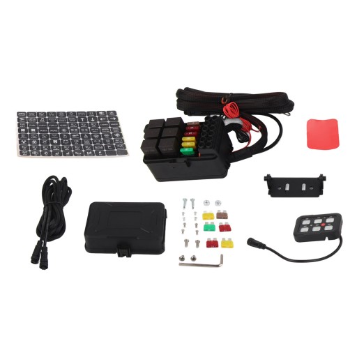 6-кратная панель переключателя электронная многоцветная система 69