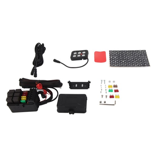 6-кратная панель переключателя электронная многоцветная система RK