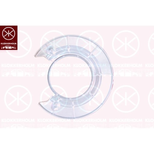 Бризговики, гальмівний диск KLOKKERHOLM 6526877