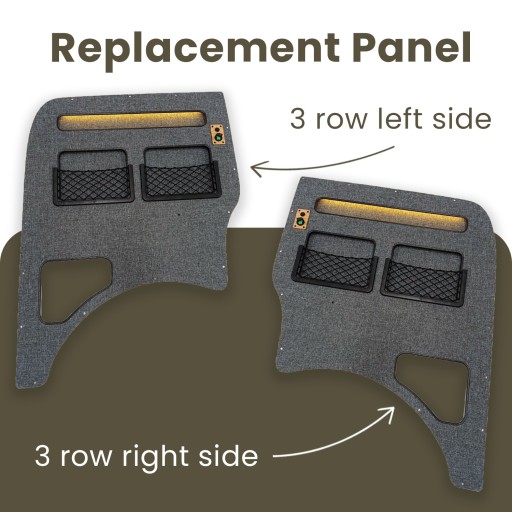 Обивка панели для фургона HATU AREA - (3-й ряд слева) Volkswagen