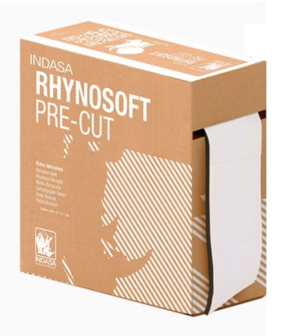 Наждачная бумага на губке Indasa RHYNOSOFT PRE CUT 115мм P120x25