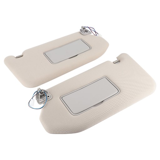 Пара лівих правих сонцезахисних козирків